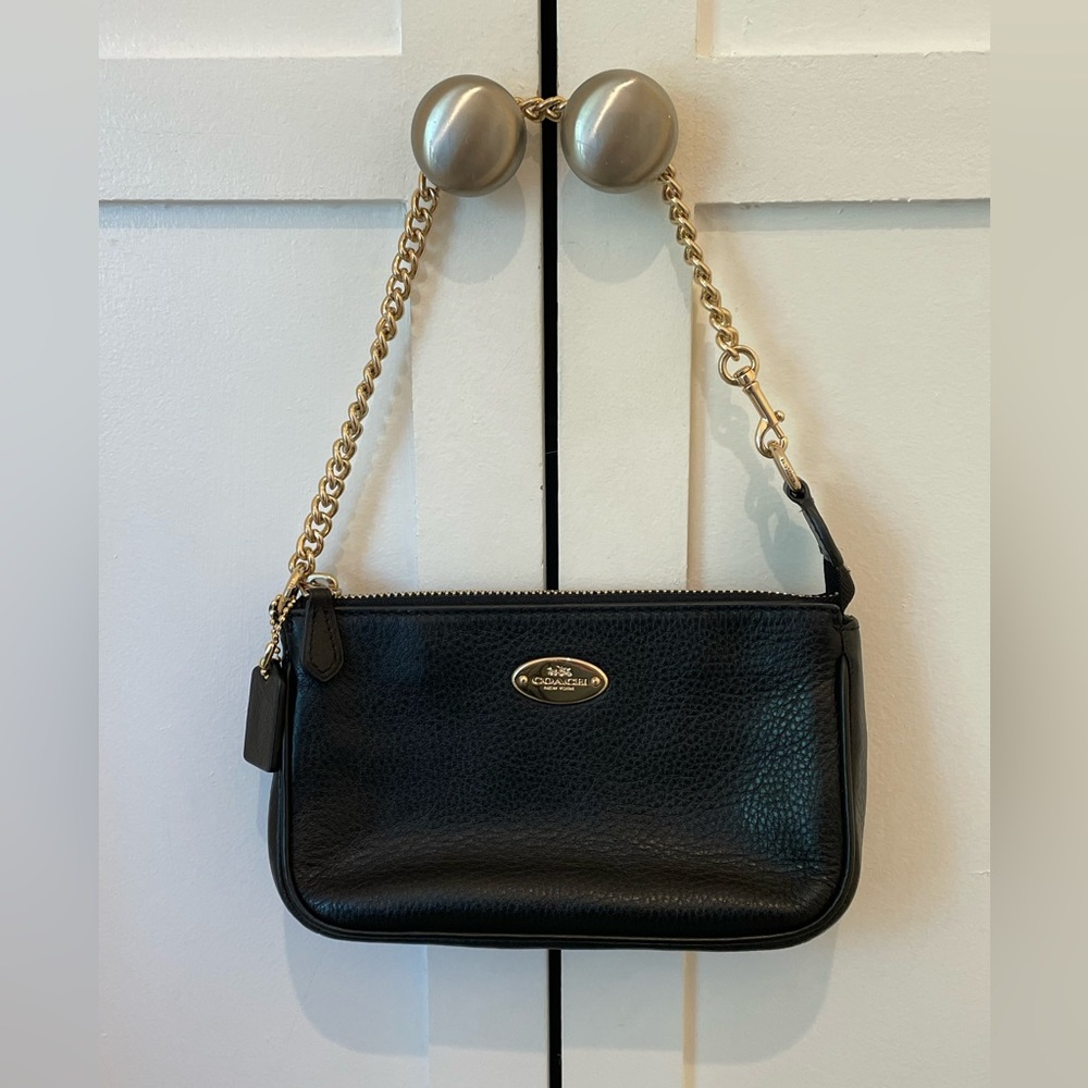 Coach Nolita 19 Black Leather Shoulder Bag